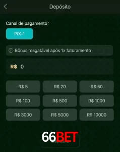 deposits 66BET